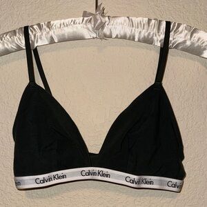 Calvin Klein Hunter Green Triangle Bralette